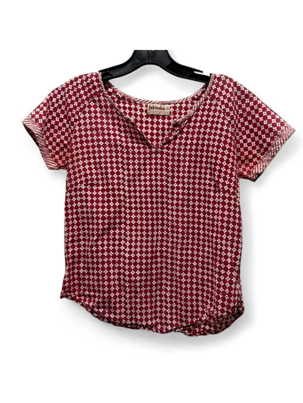Vintage Red Blouse